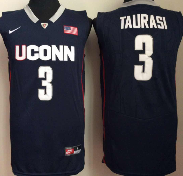 NCAA Men Uconn Huskies 3 taurasi Blue